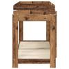 Kids Bunk Bed Reclaimed Wood Look 75 x 190 cm Particleboard