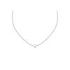 Morellato Intrecci Silver Tone Steel Necklace With Heart Symbol SAZC07 For Women