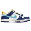 Nike Dunk Low Slip Resistant Abrasion Resistant Low top Skateboard Shoes GS Blue White DV1693-401(TeamK-)