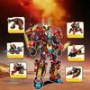 Transforming Robot Building Blocks, Cool Mecha Model Ornaments, Cyberpunk Collection Figures, Toys, Educational Gifts