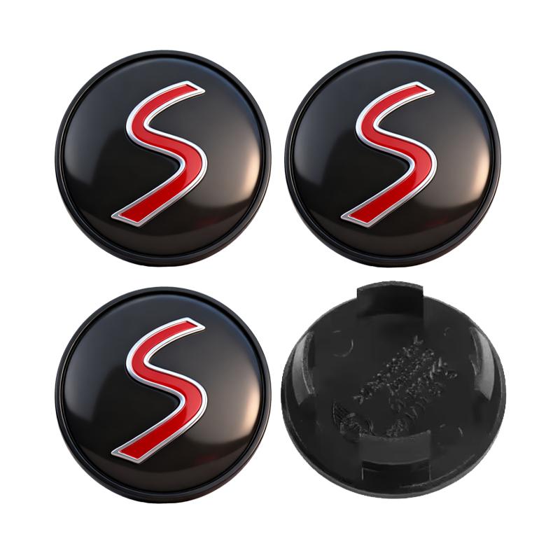 4Pcs 54MM 56MM Car Wheel Hub Center Cap Badge Accessories For BMW MINI Cooper S Works JCW R55 R56 R50 R53 R60 R61 F54 F55 F56..