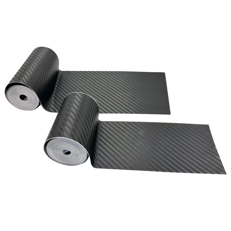 3D Carbon Fiber Car Body Sticker - Anti-Scratch Protective Tape for B-Pillar & Door Window