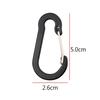 5 stuks Karabijnhaak Aluminiumlegering Sleutelhanger Slot Gesp Snap D-Ring Clip Outdoor Rugzak Kamperen Multitool Vissen Wandelen Haak