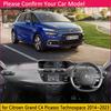 Dashboard Cover Mat for Citroen Grand C4 Picasso Technospace 2014~ Anti-Slip Pad Sunshade Dashmat Protect Carpet Accessories