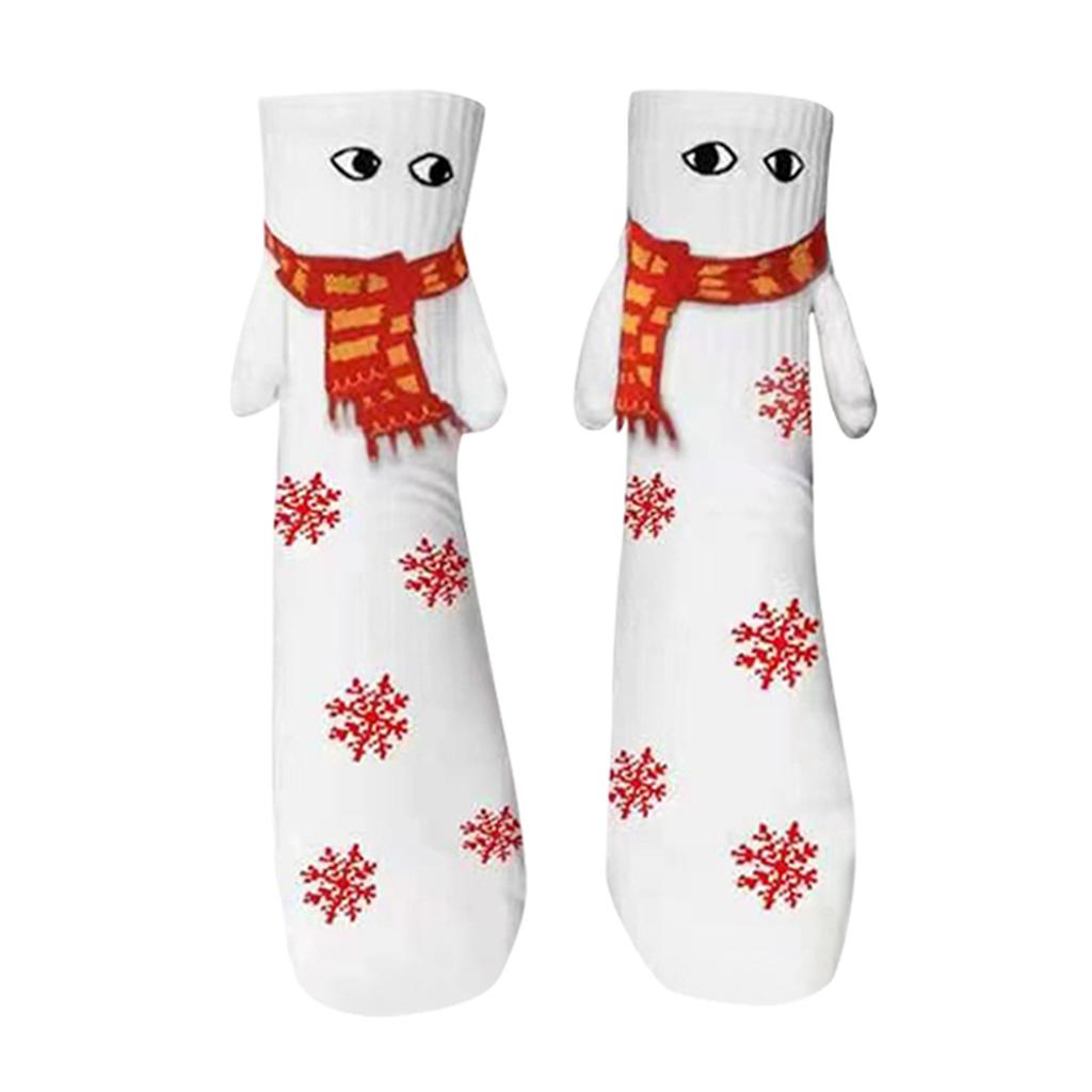 Christmas Holding Hands Socks For Couples, Magnetic Handles, Cute Holding Hands, Christmas Socks