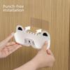 Wall-Mounted Cat Glasses Holder – Punch-Free Storage for Sunglasses, Myopia & Car Glasses
