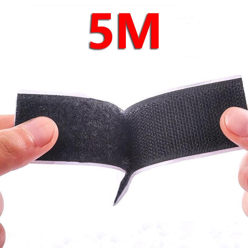 50mm Strong Self Adhesive Hook and Loop Fastener Tape Magic Strip Sticker Industrial Strength Sticky Strap DIY Craft Accessories