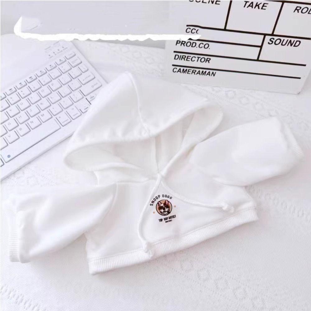 West Coast Labubu Doll's Hoodie Rap Dog 17cm Plush Dolls Clothes  Children Gift