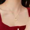 Lucky Design Chinese Style Necklace Chinese Style Lucky Pendant  Gift for Women