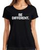 Be Different Stateunisext White Text Minimalist Gift Unisexs Tshirt