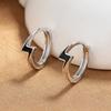 Lightning Earrings Sterling Silver Ear Buckles Women'S Premium Sense Earrings Men'S Personality Unique Simple Earrings Earrings