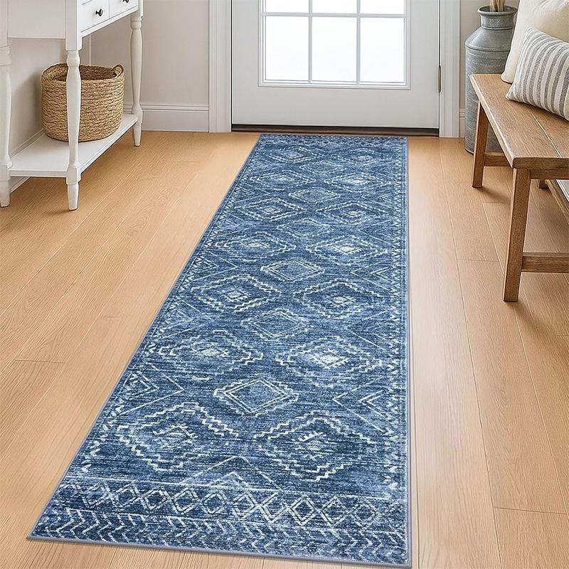 

Килимова доріжка для коридору Килим Нековзні килимки для підлоги М які Килими, що перуться в машині Геометричні Богемні Килими для коридору Домашній декор 50x180cm