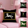 Kingdom Of Rohan Funny Cushion Cover Plush Fabric Soft Double-Sided Printed Invisible Zipper Sofa Pillow Case Home Decor