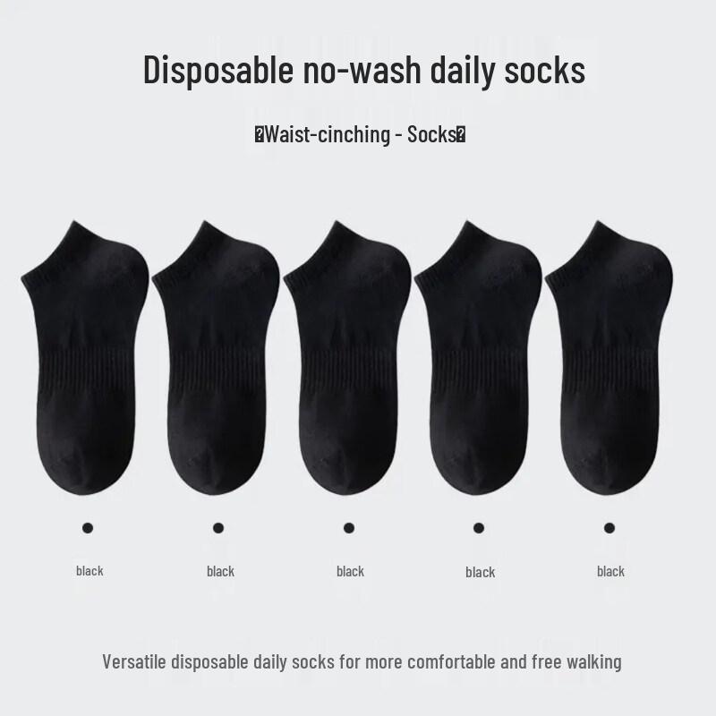 KASHICONG Men s Disposable Breathable Travel Socks One Size