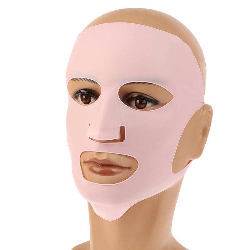 Silicone Mask Face Women Skin Care Tool Hanging Ear Face Mask Gel Sheet Reusable