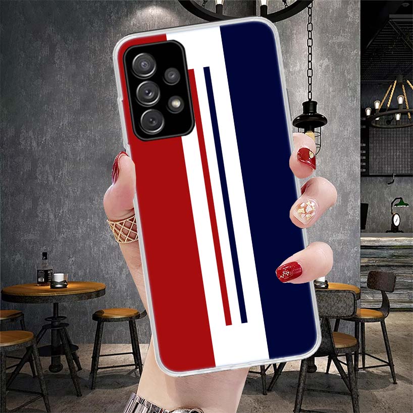 Luxury Sports Line Cool Stripes Soft Phone Case For Samsung Galaxy S22 S23 S24 S25 Edge S26 Ultra S20 FE S21 Plus + Fundas Coque