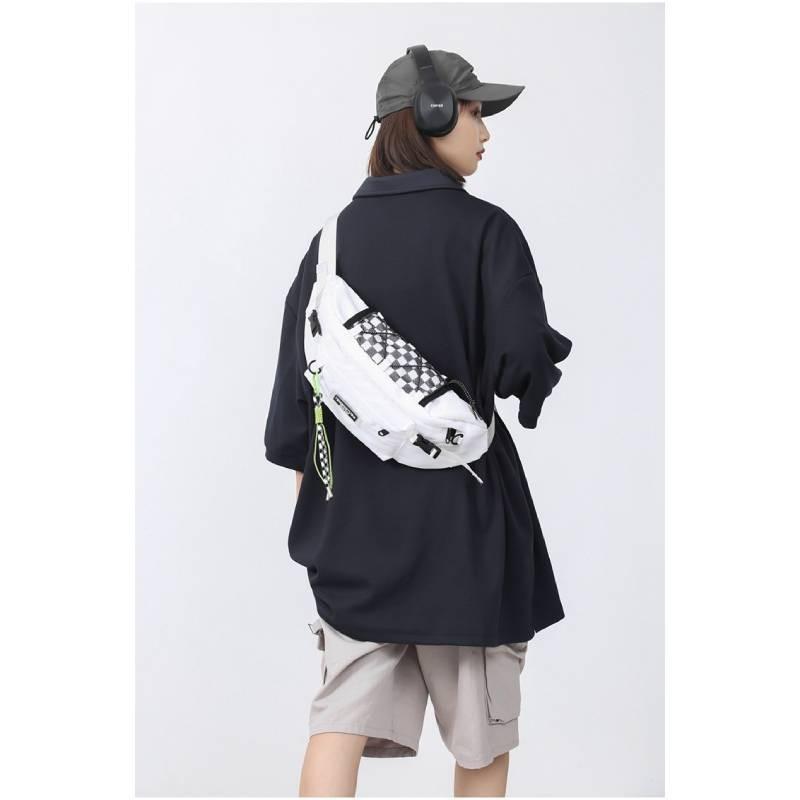 Trendy Unisex Waterproof Chest Bag Stylish High-quality Nylon Sport Sling Bag