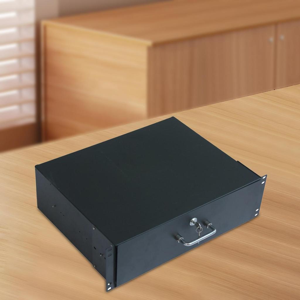 Lockable Deep Drawer Server Cabinet Case for 19" Network Equipment DJ