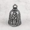 Retro Punk Goddess Angel Wings Bell Pendant Motorcycle Ride Rock Exhibition Party Jewelry Accessories Amulet Necklace