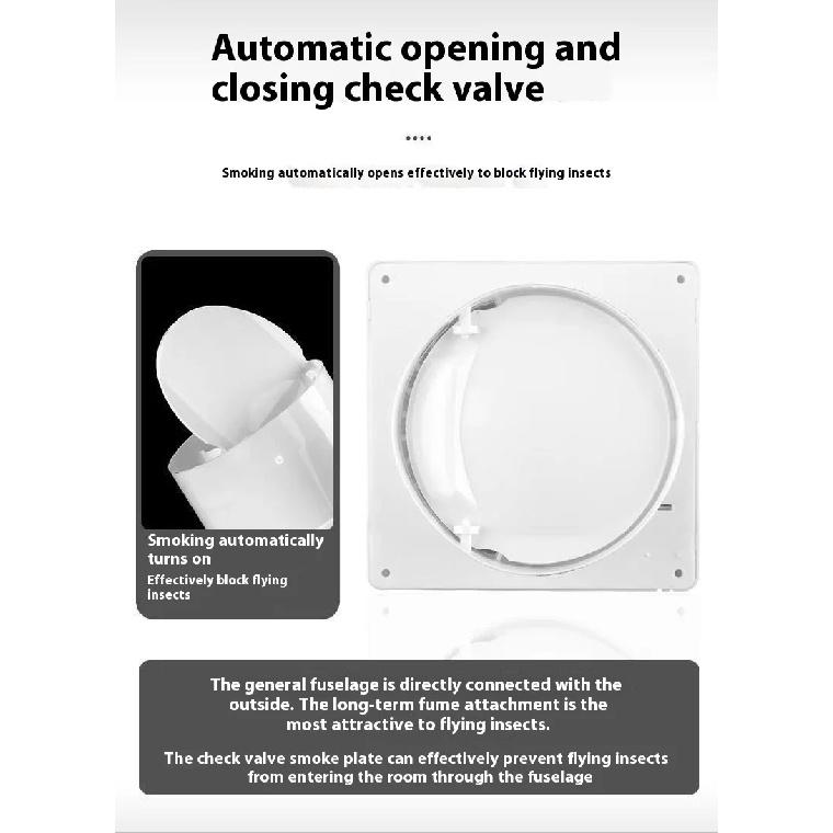 220V 4 inch 6 inch 8inch Hanging Wall White Ventilador Small Ventilator Extractor Exhaust Fans Toilet Bathroom Kitchen Fan