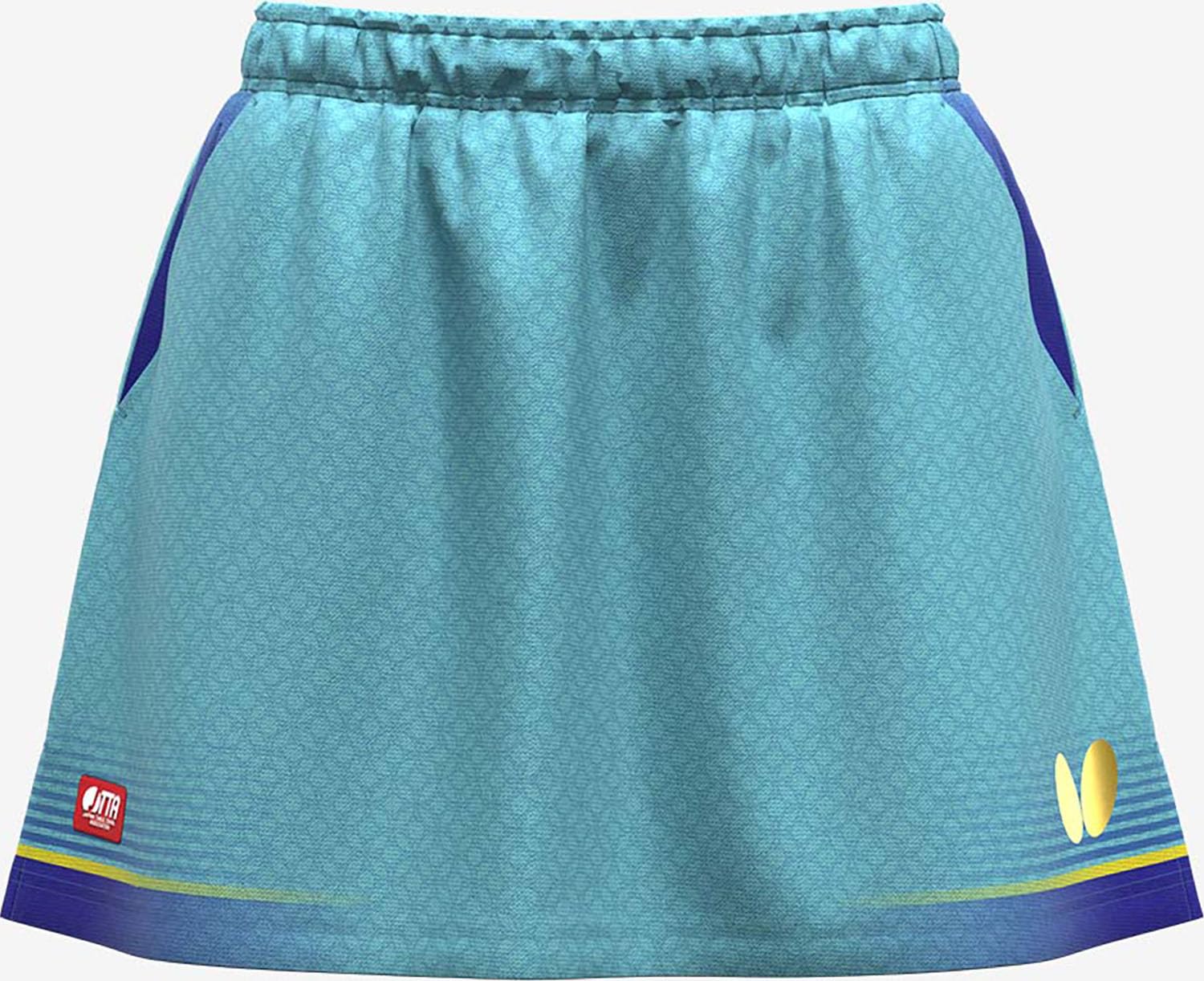 

Butterfly Table Tennis Skort Elistar 13 Skirt Womens Sky Size M 52519 JTTA Official Inner Spats Quick-Dry Stretch Made in Japan