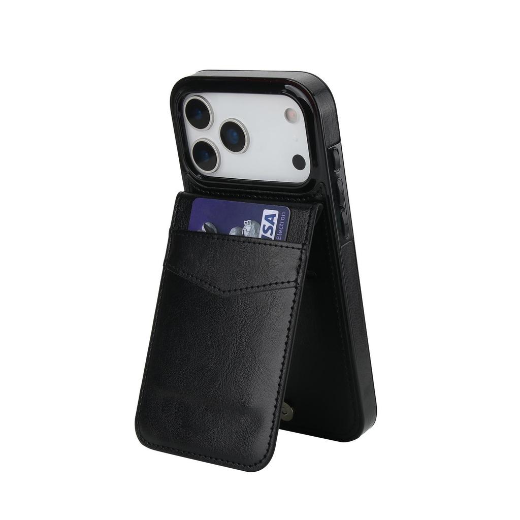 iPhone 17 Pro Max Stylish Card Holder Case with Stand