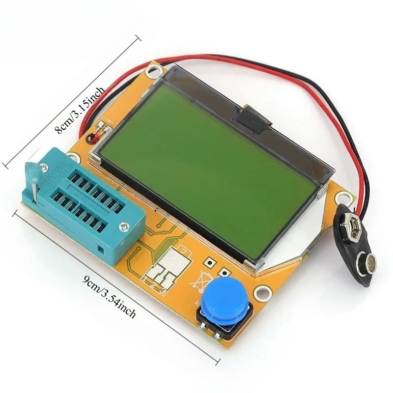 Transistor Tester LCR-T4: Diode Triode, Capacitance, SCR, Inductance, ESR Meter, LCD Screen