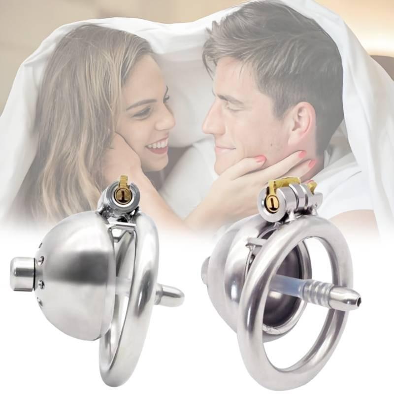 Ultra-compact Chastity Lock For Men Stylish And Discreet Adult Toy For Control