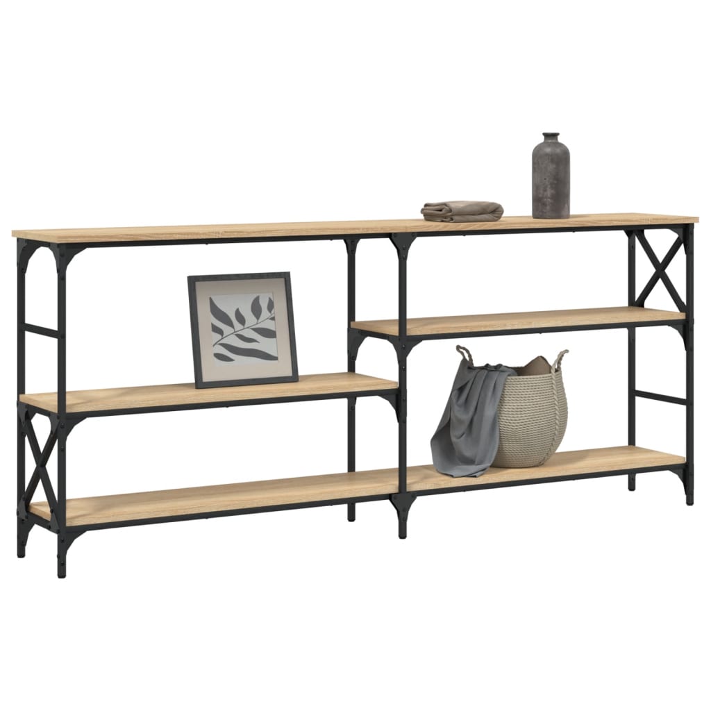 Console Table Sonoma Oak 180 x 29 x 76.5 cm Particleboard
