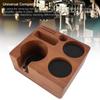Multifunctional Coffee Tamper Station Compatible Wooden Tamper Stand  Espresso Making
