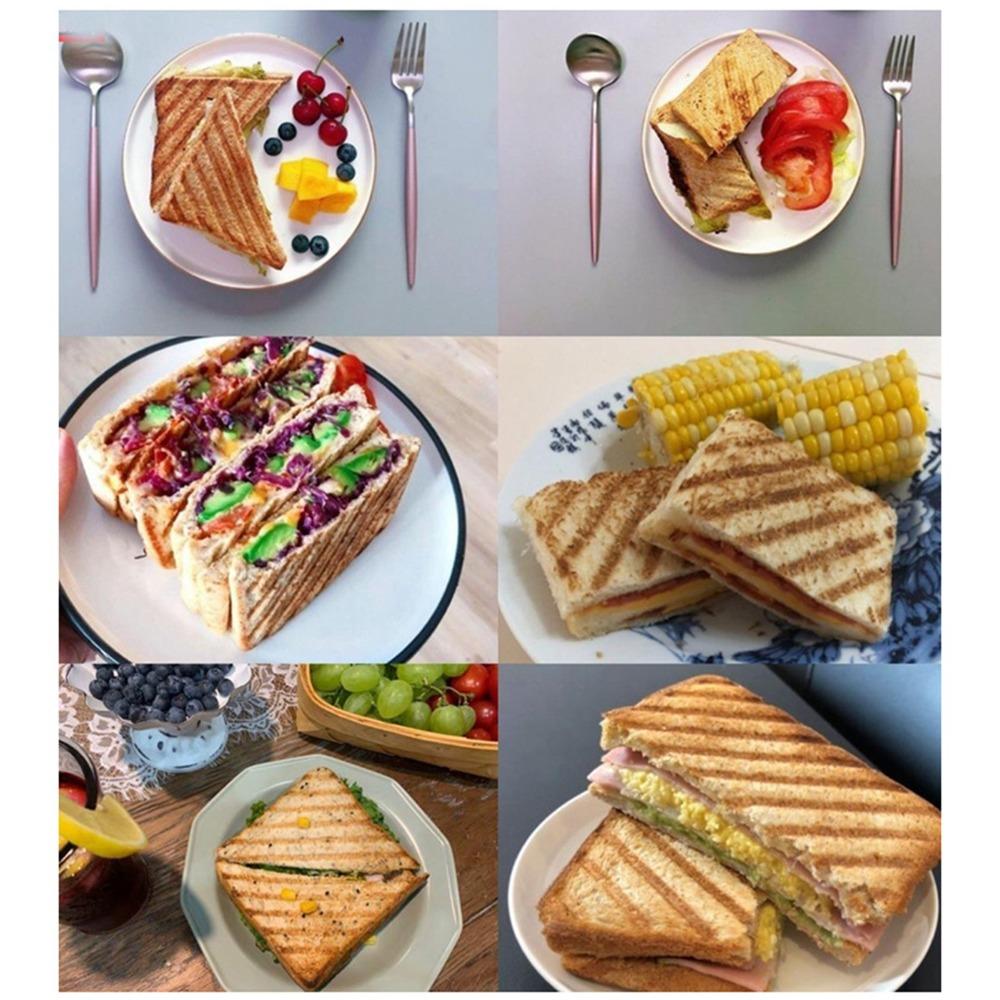 Non-Stick Panini Maker Flat Bottom Frying Pan Stovetop Press Sandwich Maker  Camping/Outdoors