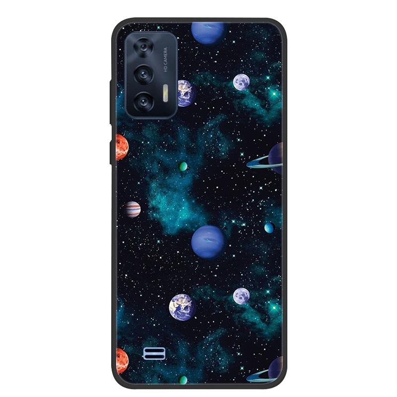 For OUKITEL C31 Case Butterfly Painted Soft Black Silicone Bumper Phone Cover for Oukitel C31 C 31 OukitelC31 Case Coque Fundas