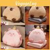 Ball Rice Cartoon 3 In 1 Capybara Pillow Air Conditioning Blanket Nap Toy Plush