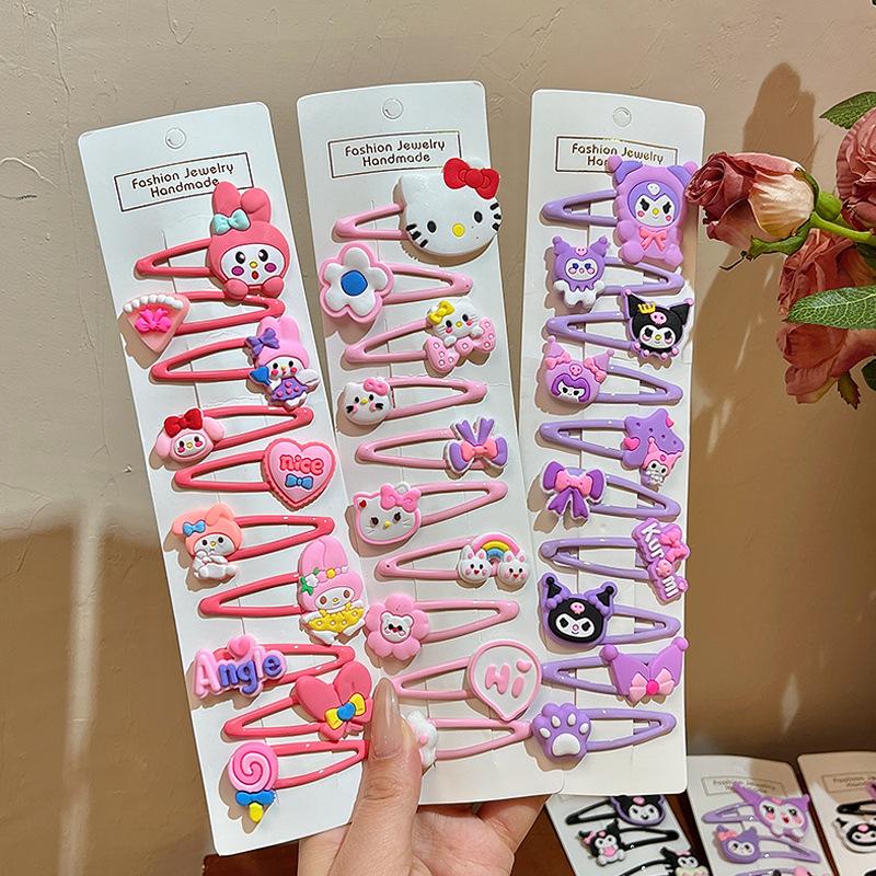 Children'S Kulomie Cartoon Hairpin Headgear Girls Broken Hair Bangs Clip Little Girl Side Hair Accessories