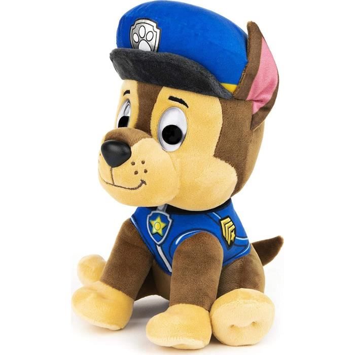 Peluche chase la pat' patrouille - paw patrol - 25 cm - mixte - marron - enfant