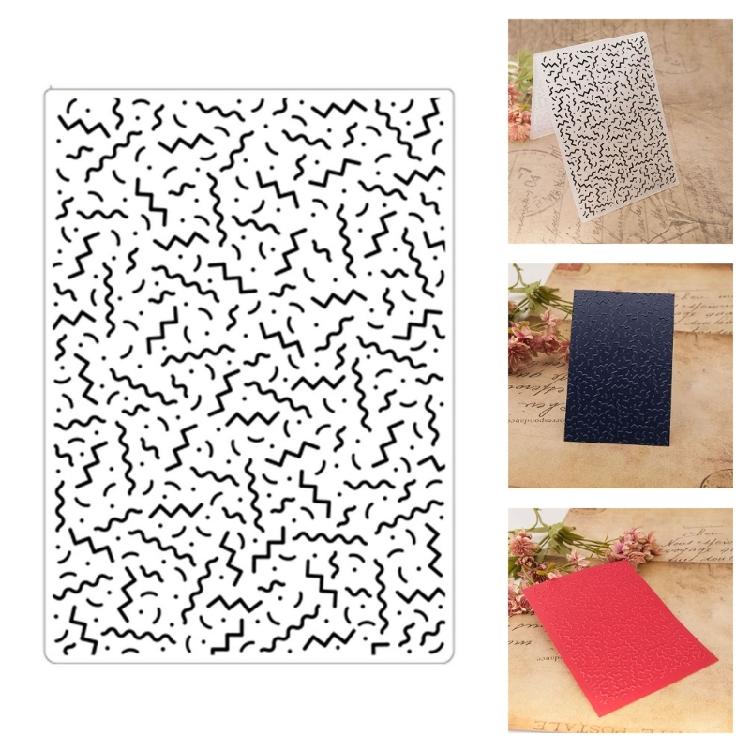 Paper Craft Embossing Folder Textured Artistic Pattern Embossing Templates for Kid Craft Card Making Scrapbooking