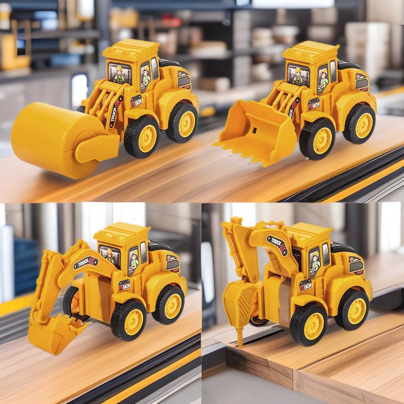 

Детский игрушечный инженерный экскаватор с нажимным механизмом - Инерционная модель транспортного средства для мальчиков