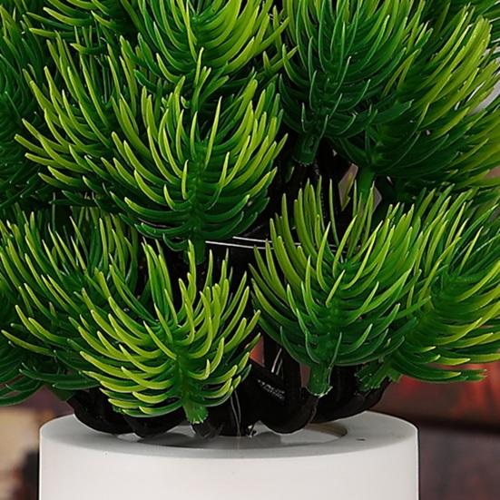 Night Light Pine Cypress Tree Desk Night Light Simulation Lamp Battery Operated for Bedroom Home Decoration