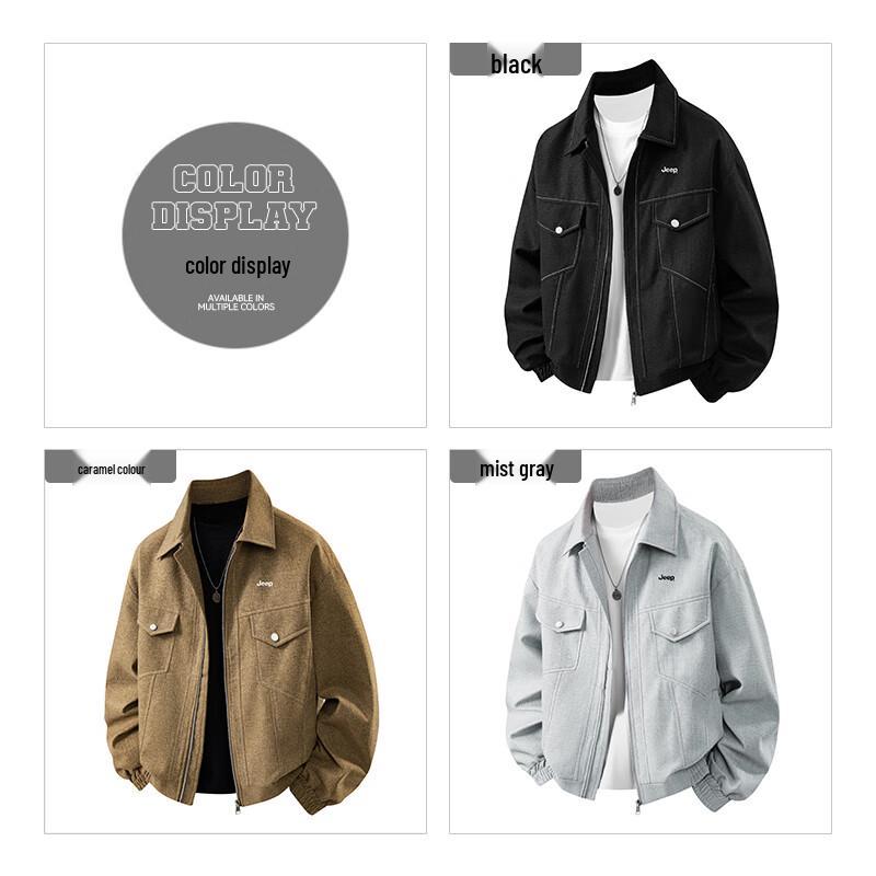 Jeep Men's American Style Windproof Casual Jacket