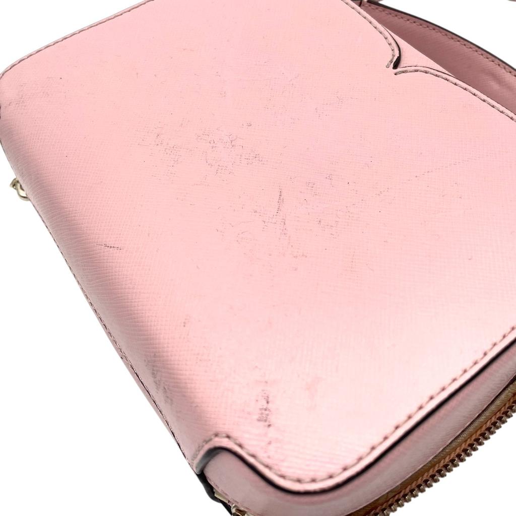 Used Kate Spade 2-way handbag/shoulder bag Vanity Vanity Mini Top Handle BagHandbag pink/black leather Women