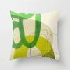 Nordic Style Green Geometric Abstract Retro Cushion Cover Suitable For Living Room Decoration With Zipper Pillowcase