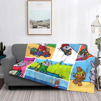 TROTRO Anime Child Plush Blanket Cartoon France Cute Kid Children Custom Throw Blankets for Home Quilt