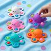 Pulpo de Silicona Multicolor Cambia-Cara Burbuja Presionable Juguete Fidget Alivio Estrés Ansiedad Autismo Sensorial Adultos Niños Regalo