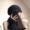 Slouchy Hat Night Sleep Cap Hair Care Hijab Turban Cap Big Head Beanie Hat  Spring Autumn