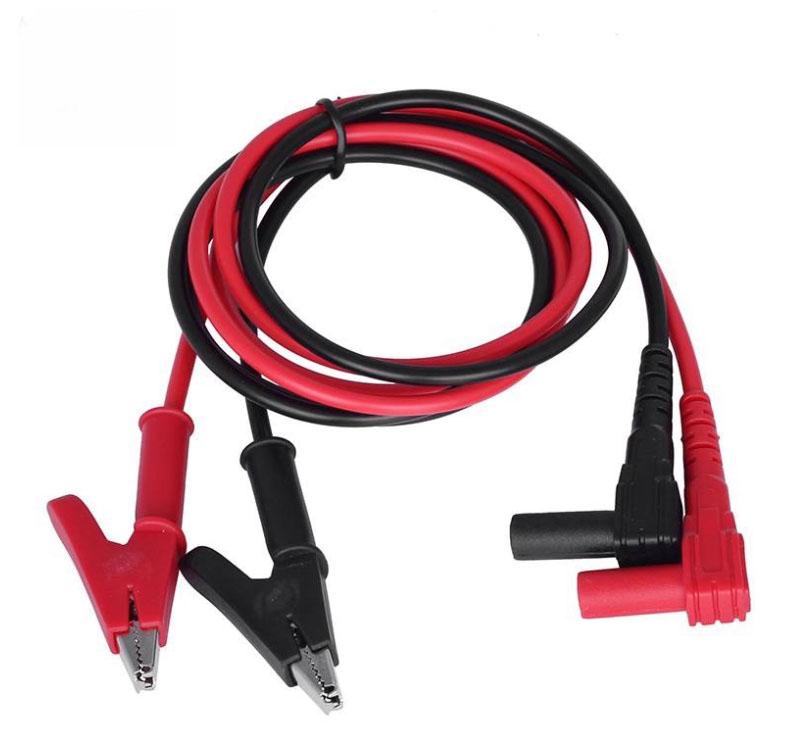 Alligator Clips To Banana Plug Test Cable Lead Connector Dual Probe Crocodile Clip Electrical Test Lead for Multimeter Testing