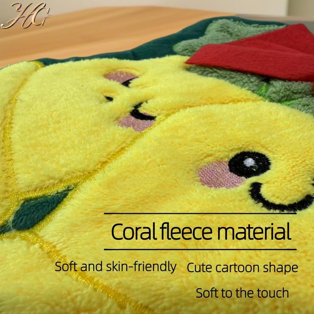 3 Layer Toilet Handkerchief Water-absorbing Bathroom Kerchief Christmas Hand Towel  for Christmas