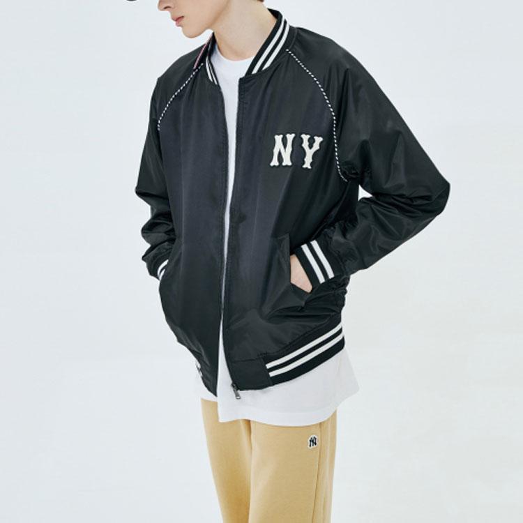 New MLB Baseball Jacket Unisex Black 31JP07011-50L