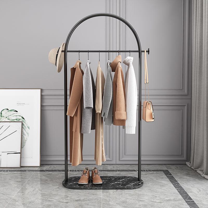 Floor-Standing Multifunctional Clothes Rack for Bedroom and Living Room