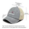 NORWAY Flags Print Snapback Mesh Cap Caps For Man Washed Retro Distressed Adjustable Baseball Hat Ideal Choice For Casual Wear