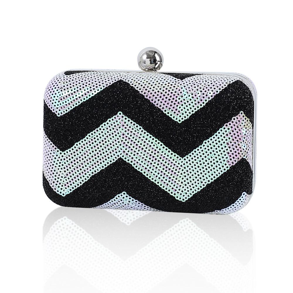 Green Clutch Bags Luxury Designer Sequins Wallets for Women Handbags Trends 2024 Elegant Purse Crossbody Evening Bag Female